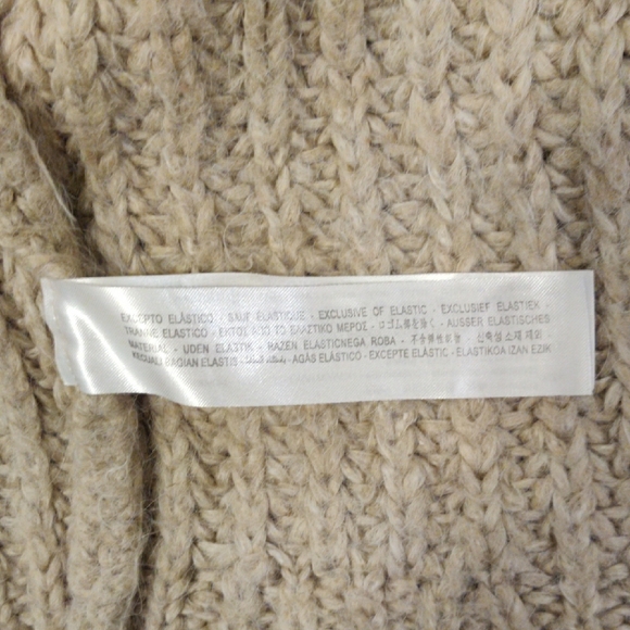 Zara Beige Knit Cardigan - Picture 11 of 14
